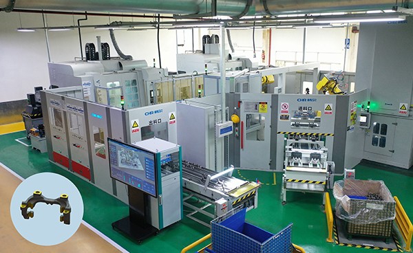 汽車制動器支架自動化生產(chǎn)線